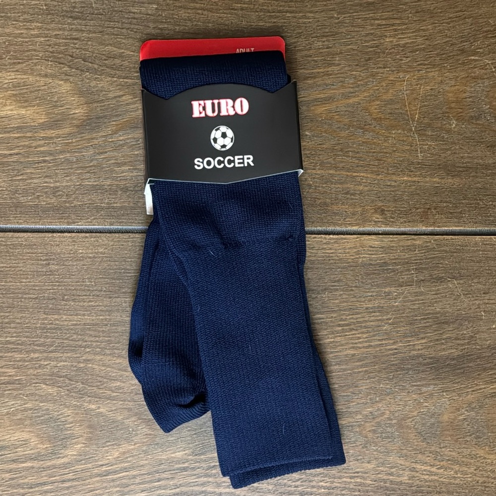 navy Euro Soccer socks